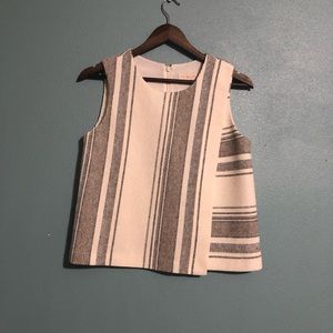 Tory Burch Baja Stripe Sleeveless Top